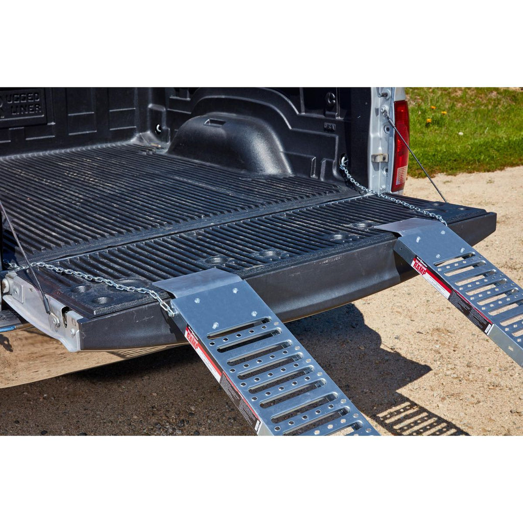1000 lb. Capacity 9 in. x 72 in. Tri-Fold Loading Ramps, Set of Two J1424