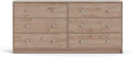 6 Drawer Double Dresser Y764