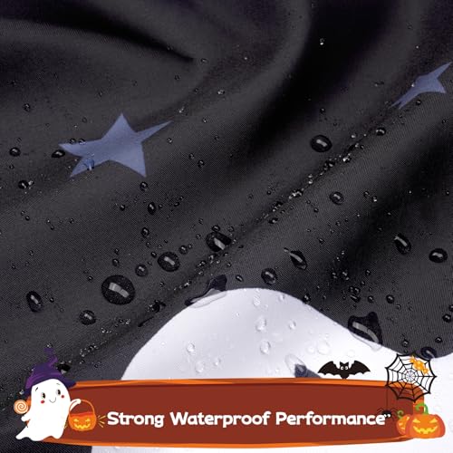 4Pcs Christmas Shower Curtain Set with Non-Slip Rugs, Toilet Lid Cover and Bath Mat G2264