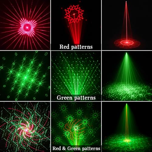Sound Activated Mini Laser Light Projector with Remote Control N540001