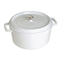 7 Qt. Cast Iron Round Dutch Oven in White U50218