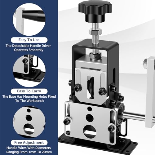 Manual Wire Stripper Machine, 0.06''-0.98'' Scrap Copper Wire Stripping Machine S141