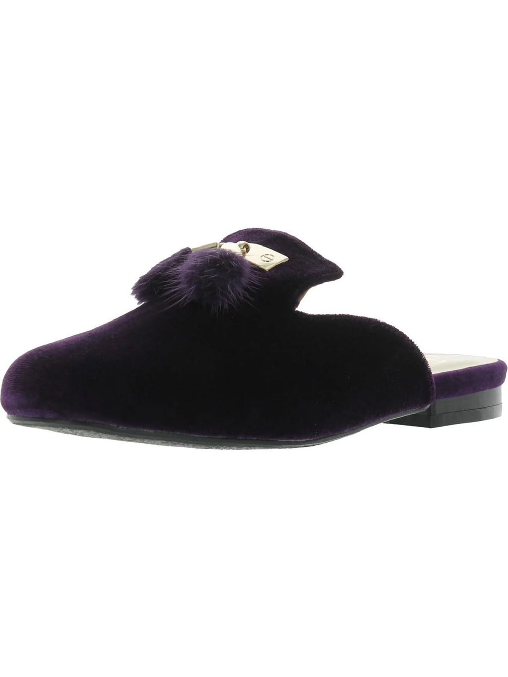 Velvet Slip On Mules G919