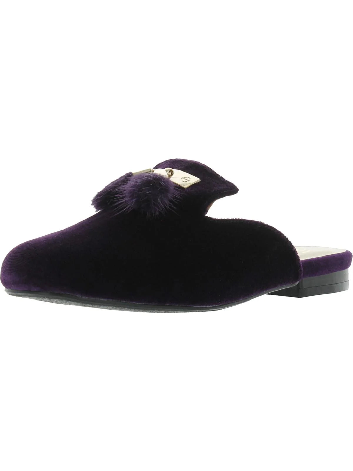 Velvet Slip On Mules G919