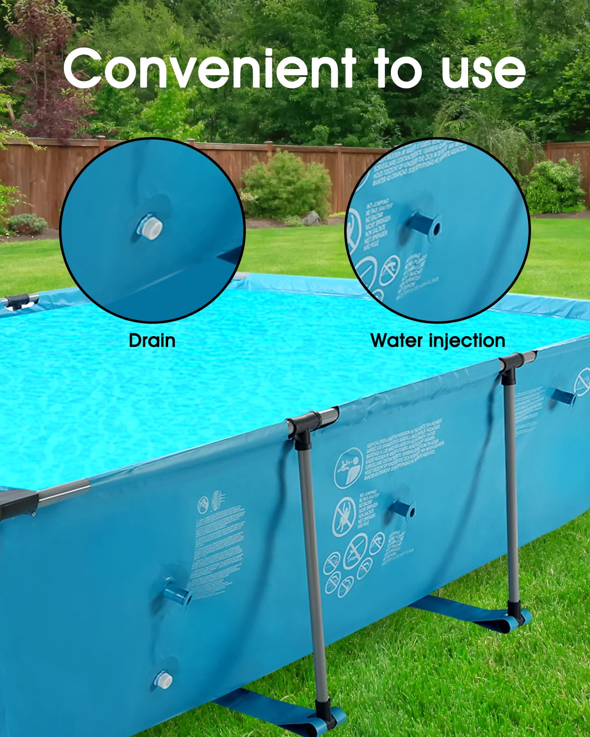 10 ft Rectangular Frame Pool K956774