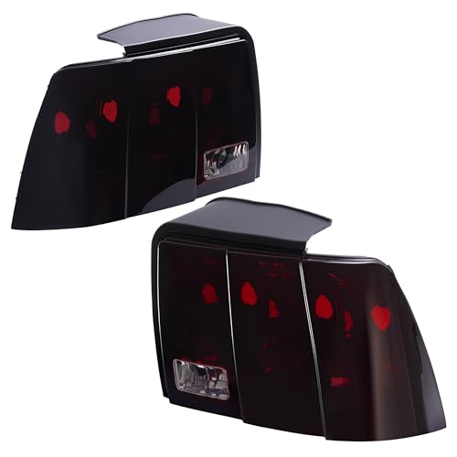 Pair Tail Lights Red Smoke Lens A57975