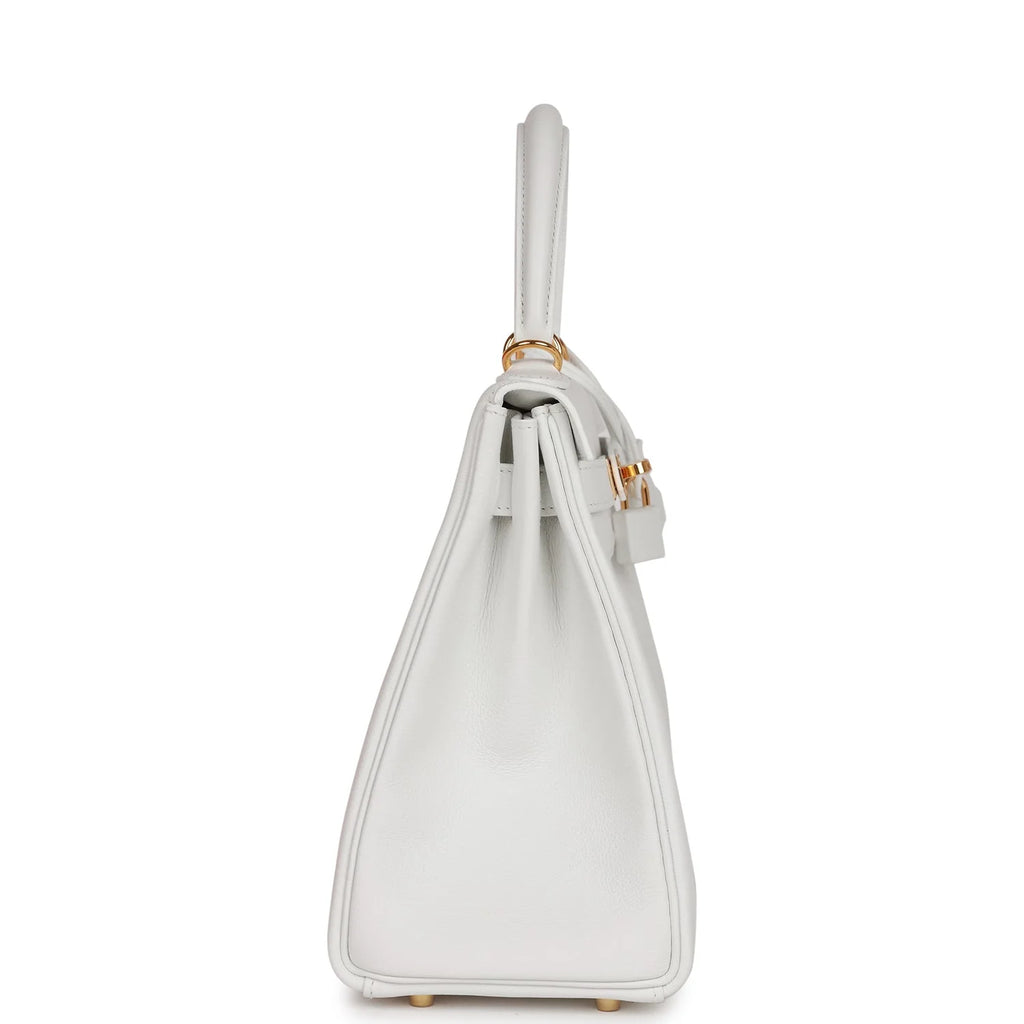 White Evercolor Leather Bag V2733