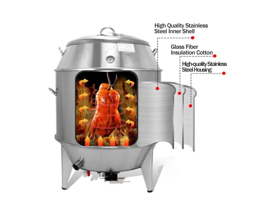 Charcoal Roast Grill Oven Stainless Steel J256150