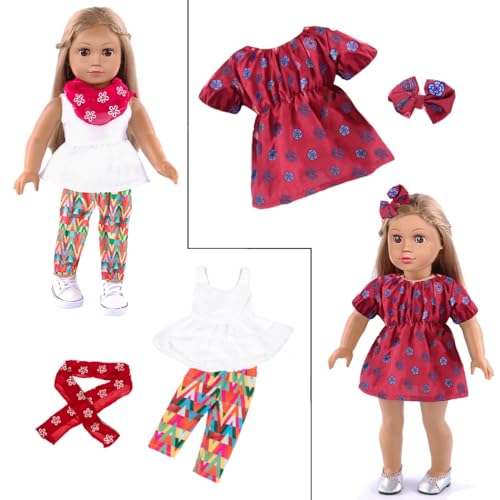 10 Sets 18 Inch Doll Clothes and Accessories T734