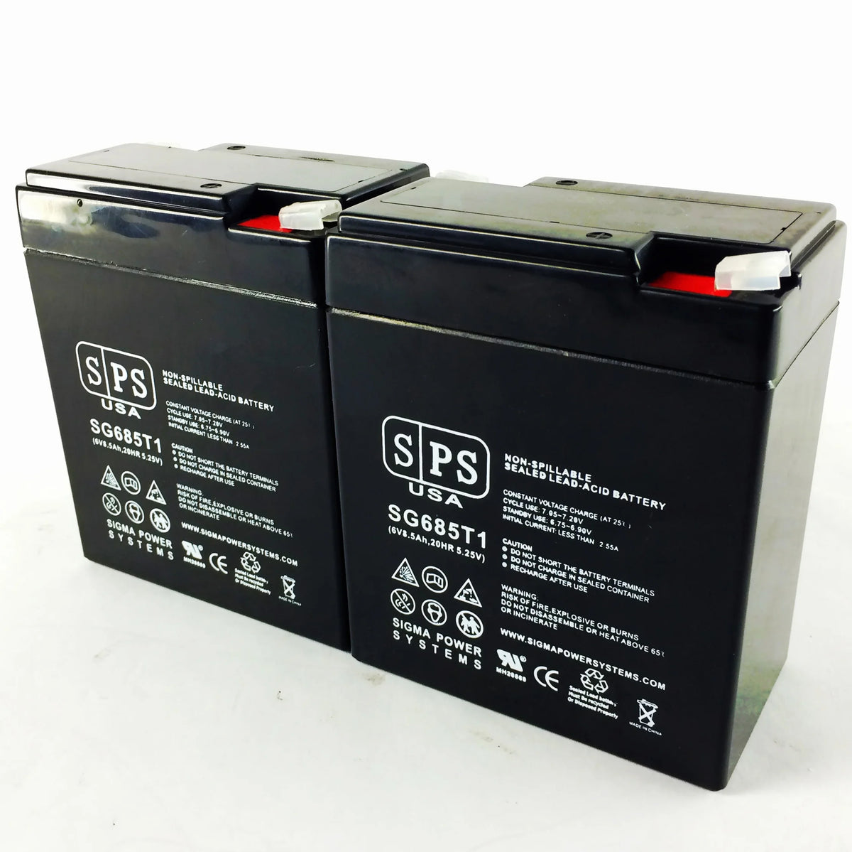 6V 8.5Ah Replacement Battery 2 Pack G188