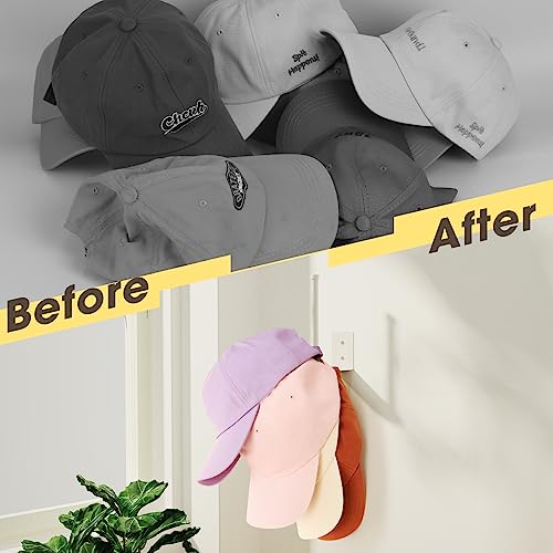 2 Pack Stainless Steel Hat Rack Organizer J1836