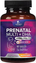 Prenatal Multivitamin with Folic Acid & DHA 60 Softgels U2832