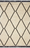 Cream Charcoal 9'2 x 13' Rug W384421