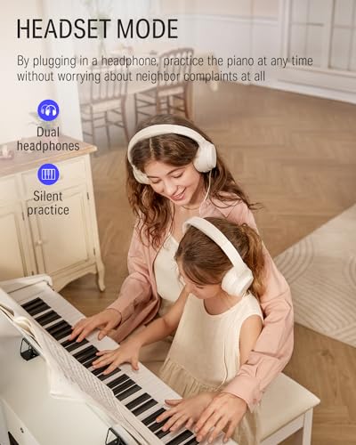 88-Key Weighted Action Digital Piano with Furniture Stand P7591