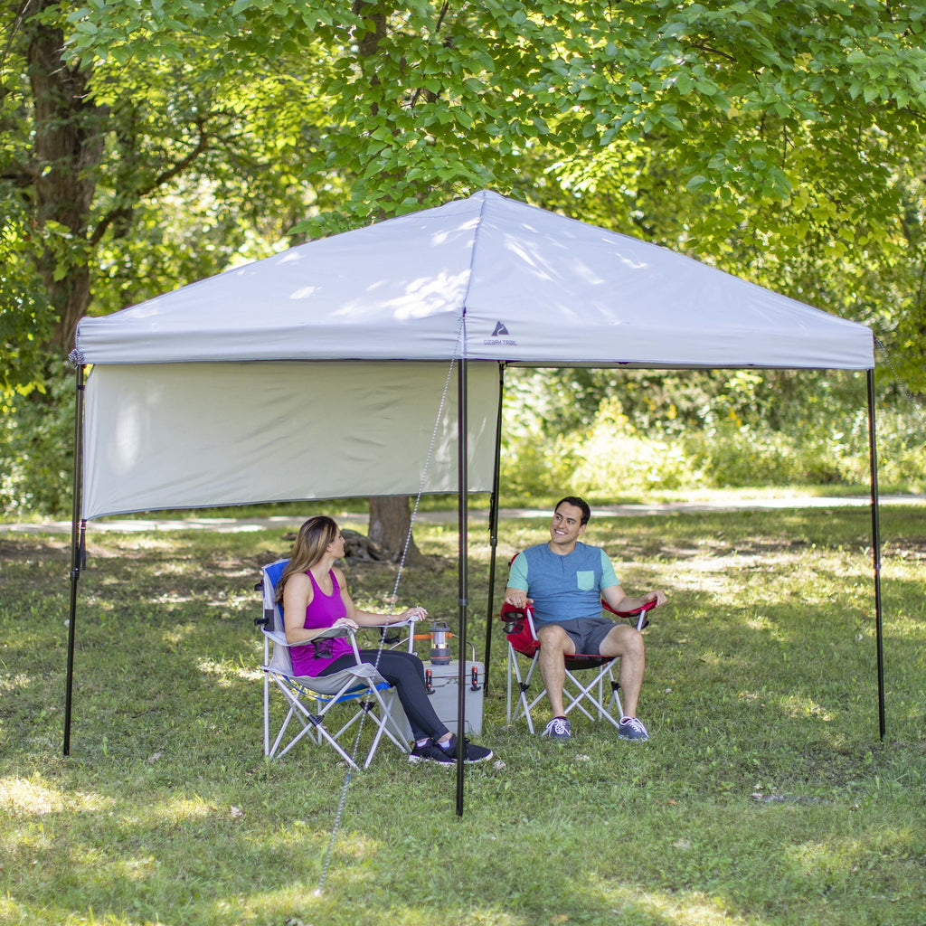 8' x 10' Gray Instant Outdoor Canopy E88589