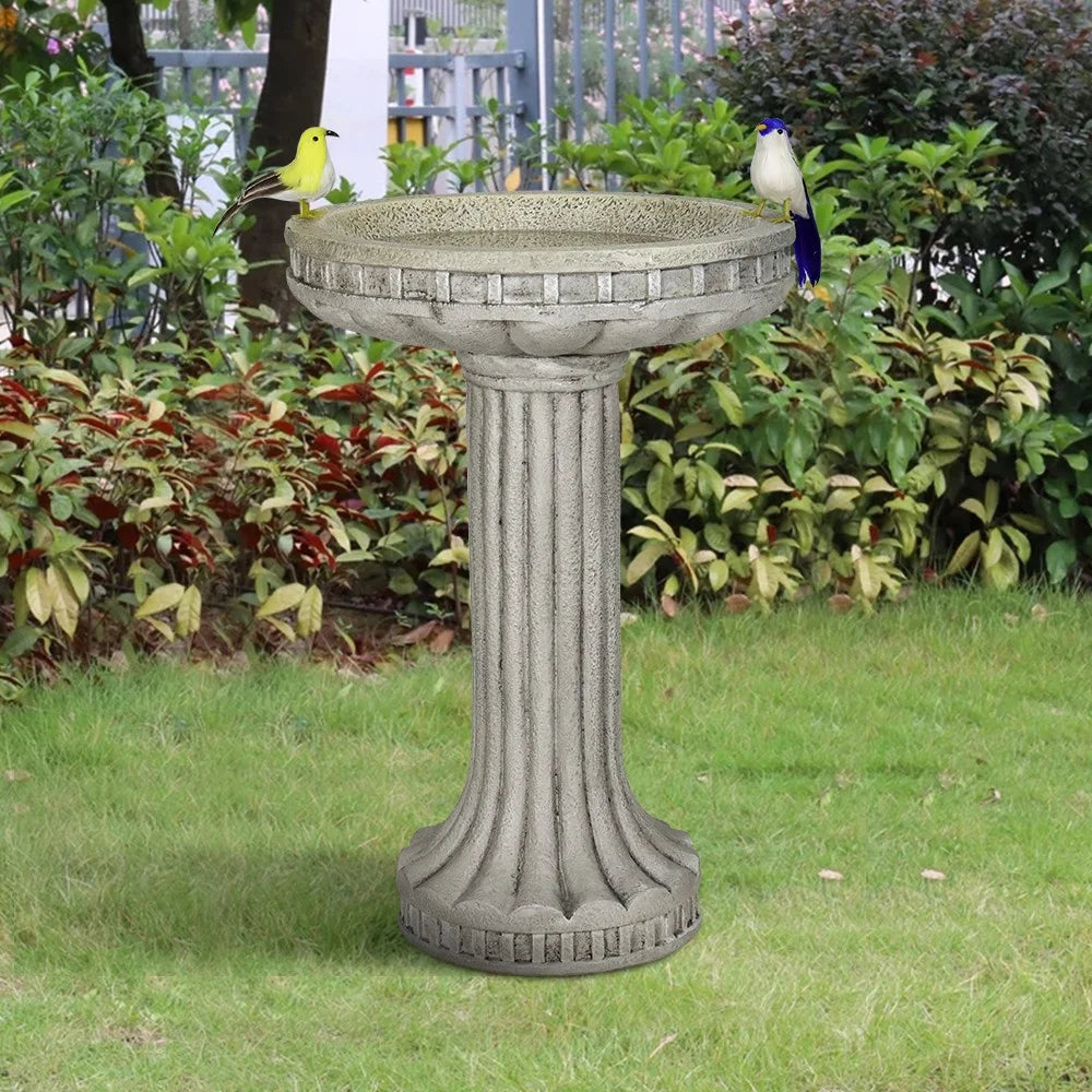 24" H Concrete Bird Bath X348548