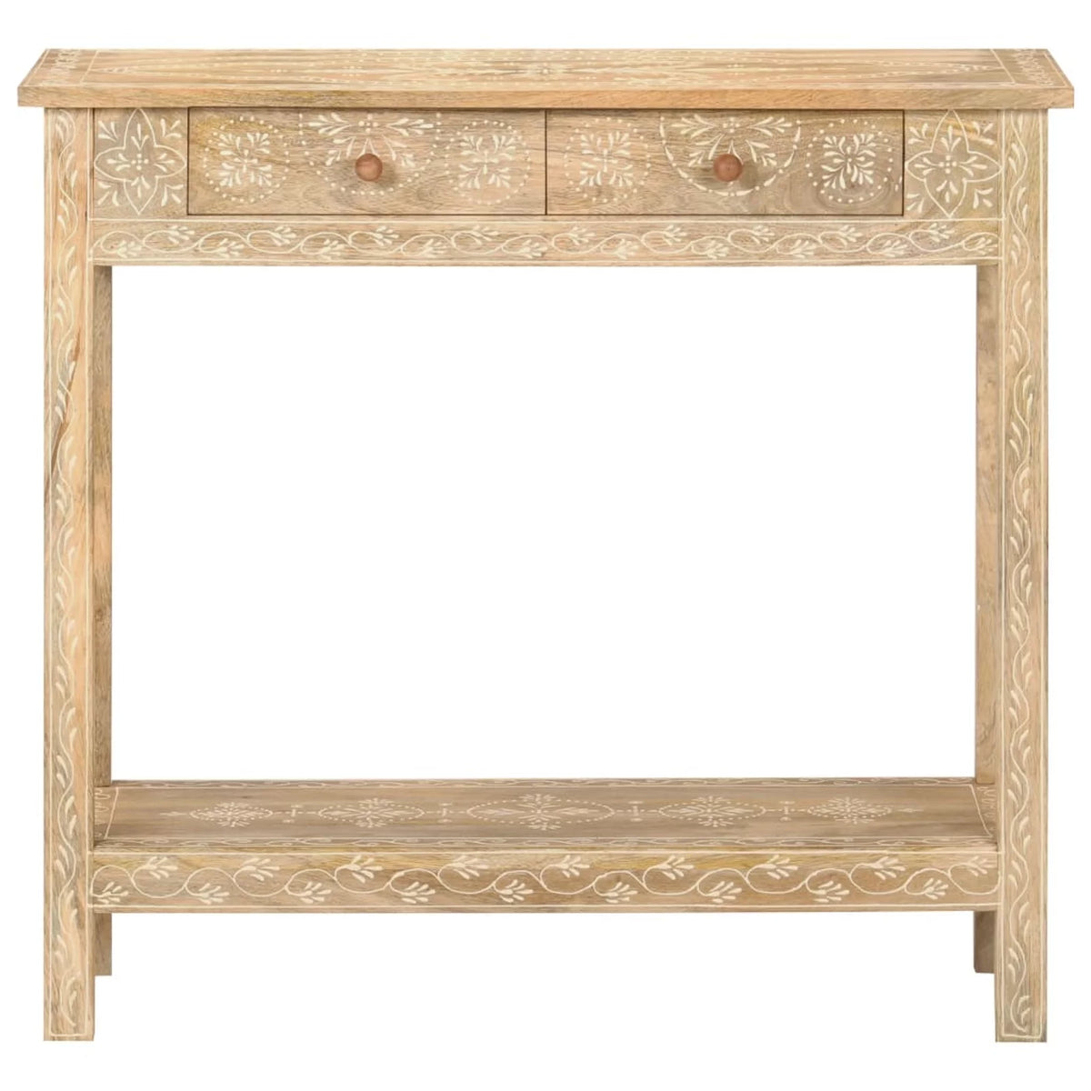 Solid Mango Wood Console Table D2835