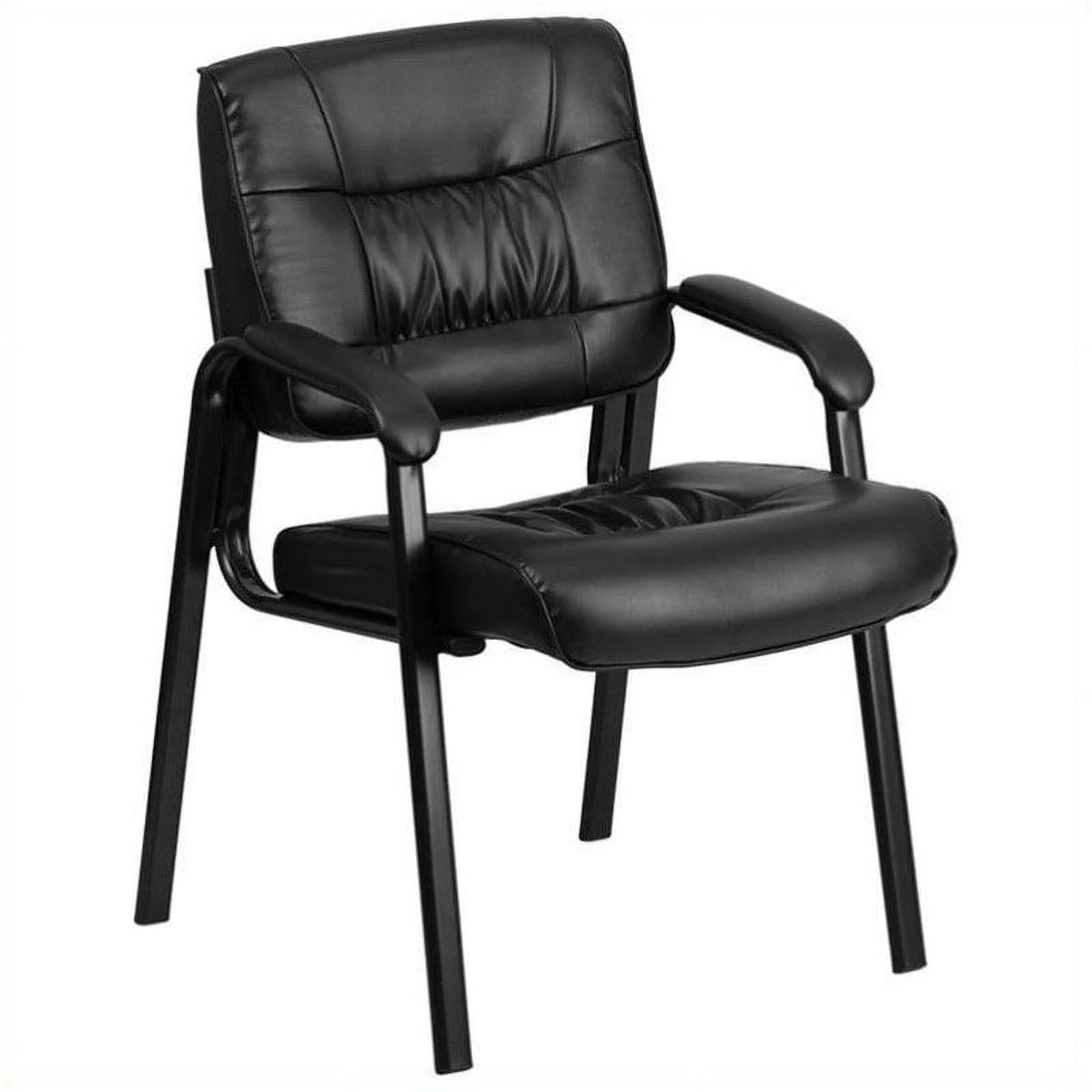 Black Reception Guest Chair W2116