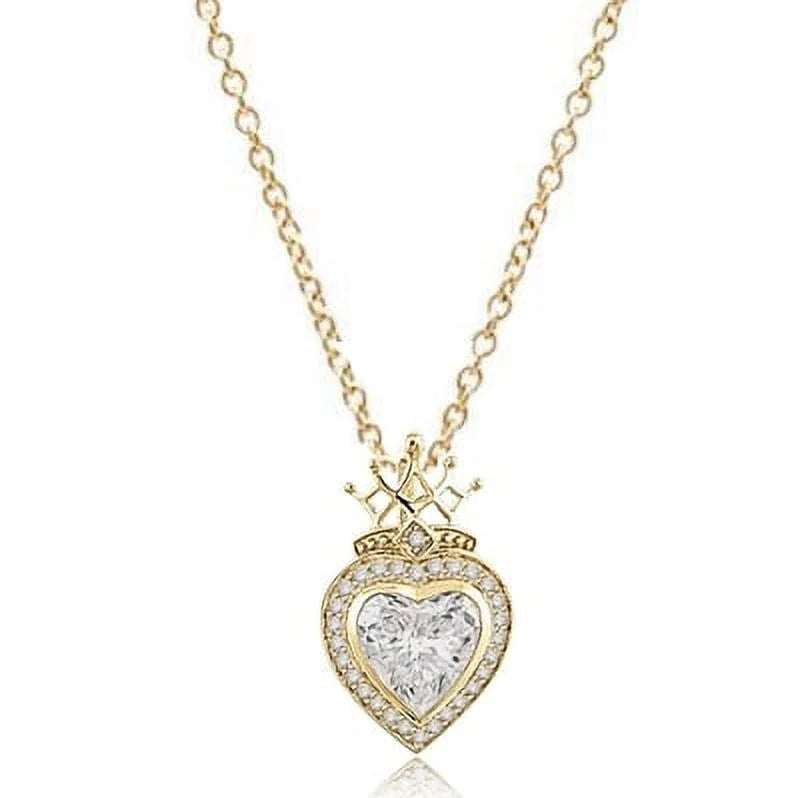 Artificial Heart Shape Brilliant Diamond Pendant M100