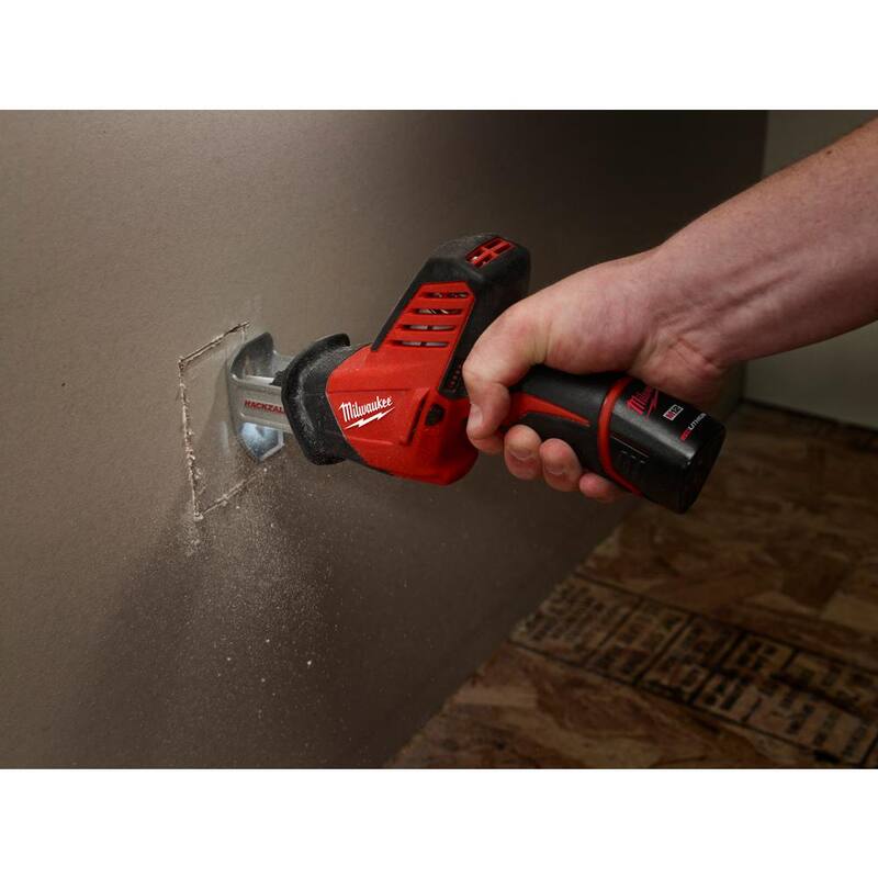 12V Cordless Reciprocating Saw Kit with Ratchet and Battery Pack Q78328