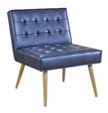 Blue Tufted Accent Chair S6249