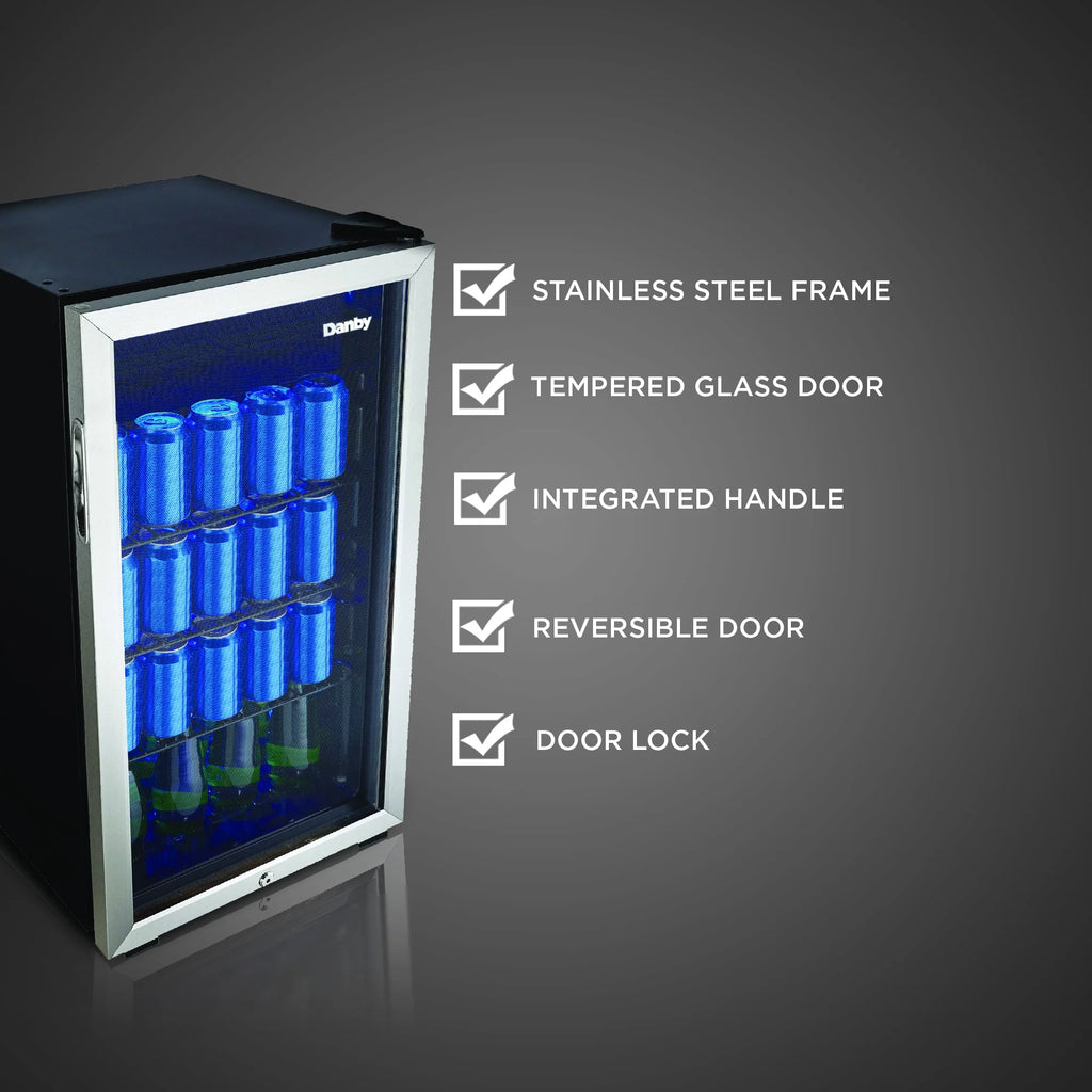 3.1 cu. ft. Stainless Steel Beverage Center C114