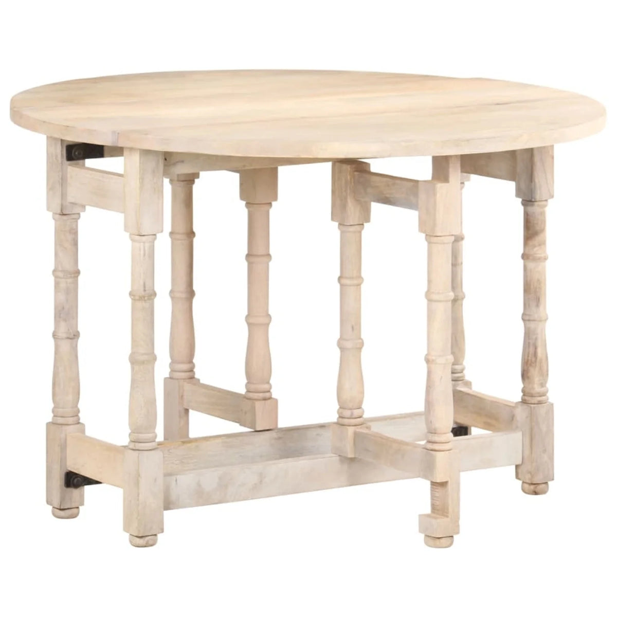 Round Solid Mango Wood Dining Table R665946