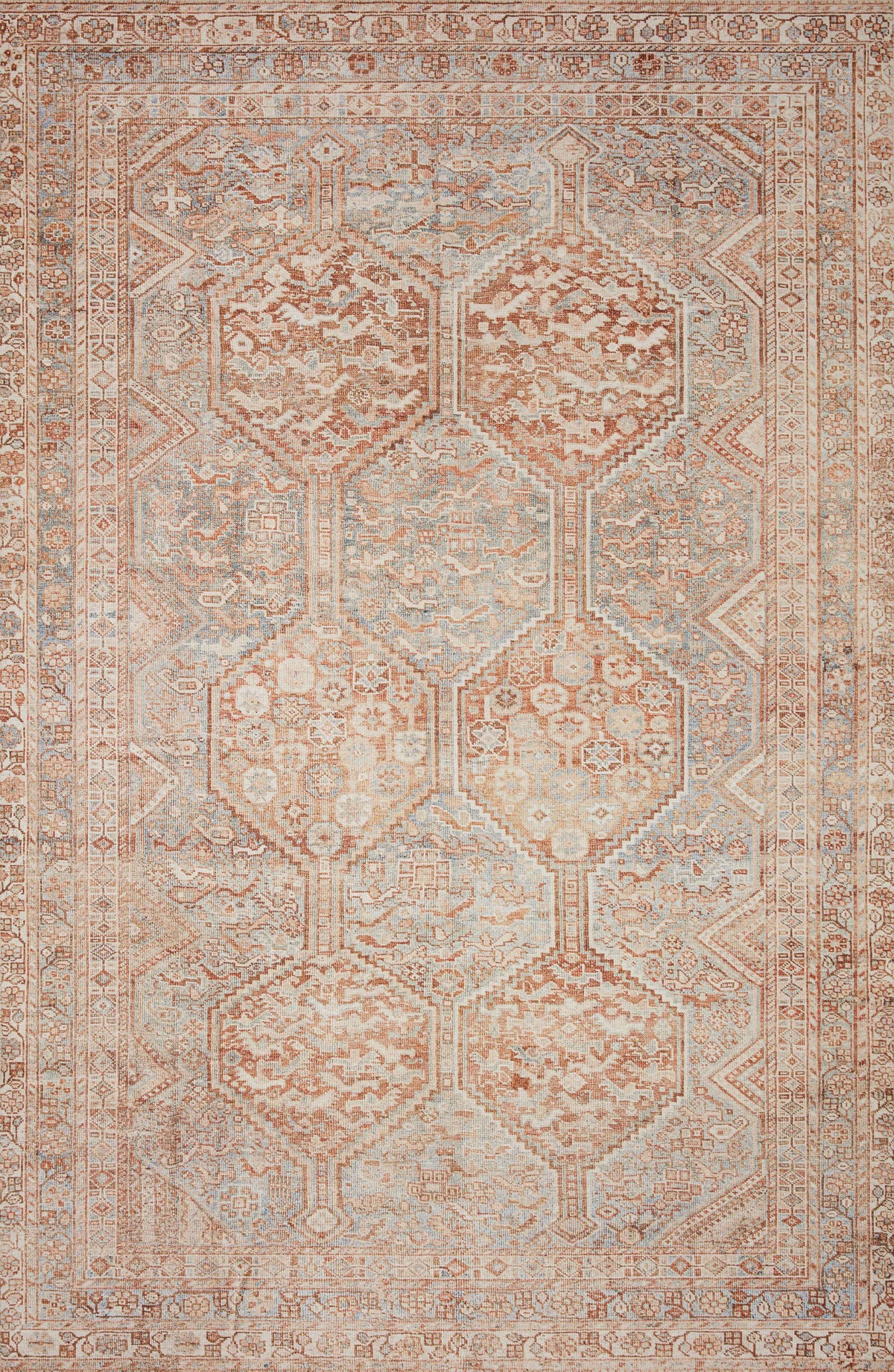 Tangerine Mist Rug 2'6 x 9'6 P32976