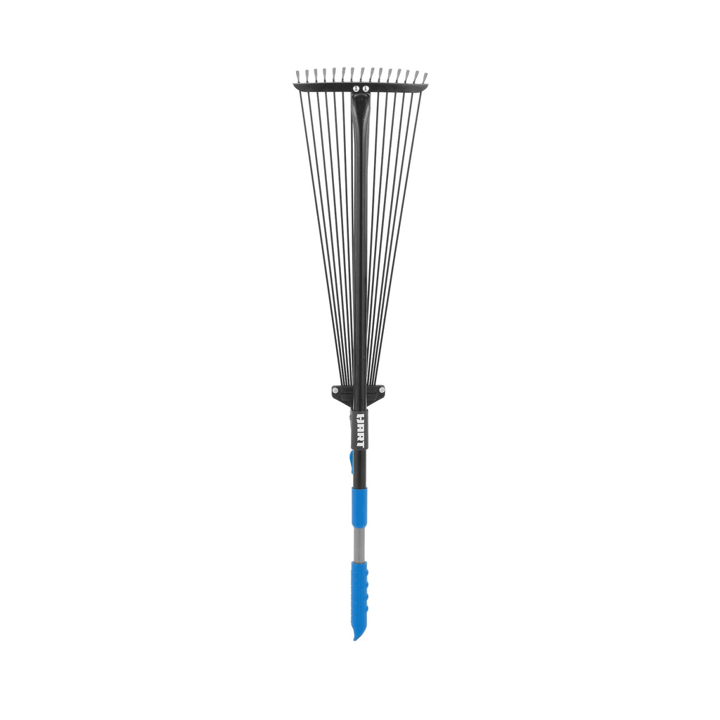 15-Tine Adjustable Leaf Rake with Telescoping Handle J241