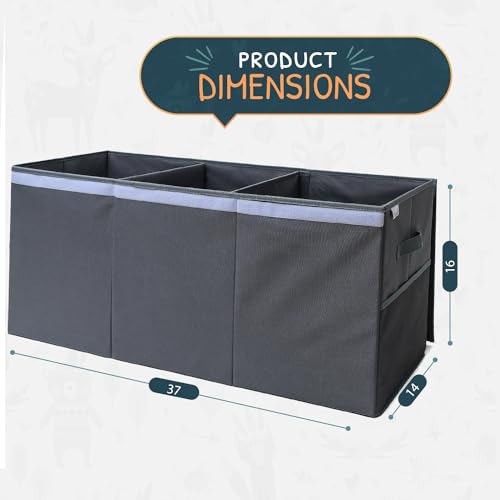 Extra Large Collapsible Toy Storage Organizer with Lid and Dividers M21690