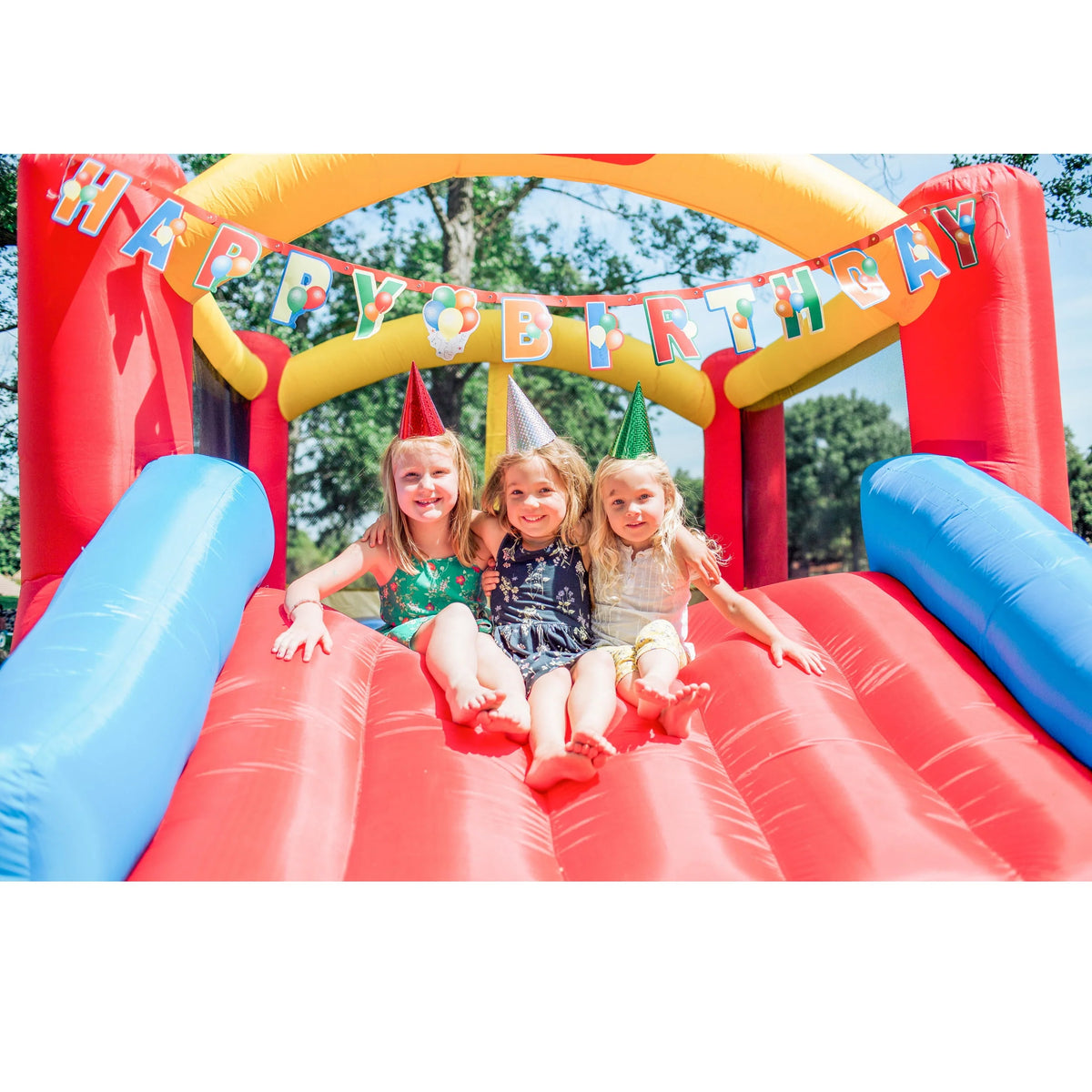 Inflatable Bounce House with Slide and Blower C708688