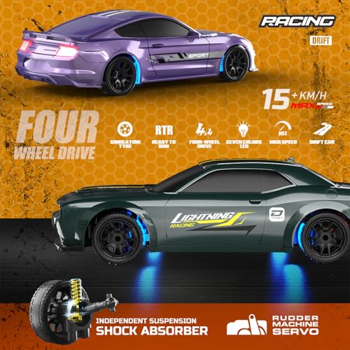 1:43 Scale Mini RC Drift Car with Gyro 2.4Ghz Remote Control V602159