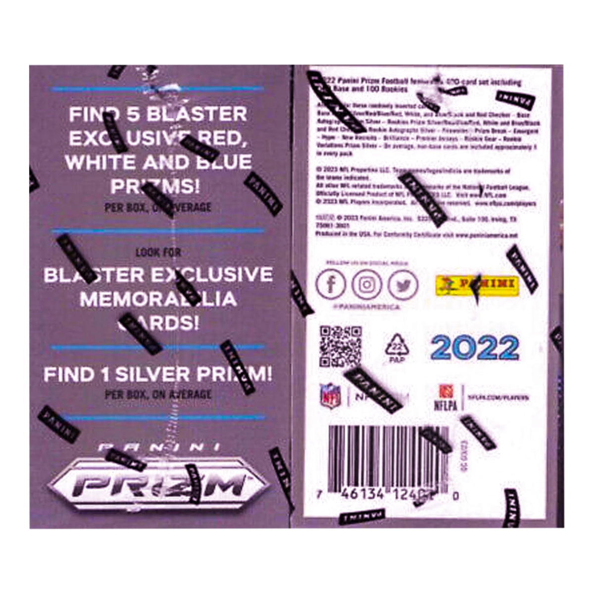 NFL Prizm Football Trading Card Blaster Box A920