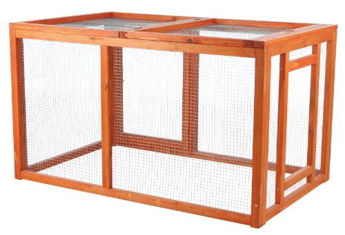 Chicken Outdoor Run with Mesh-Covered Top V739