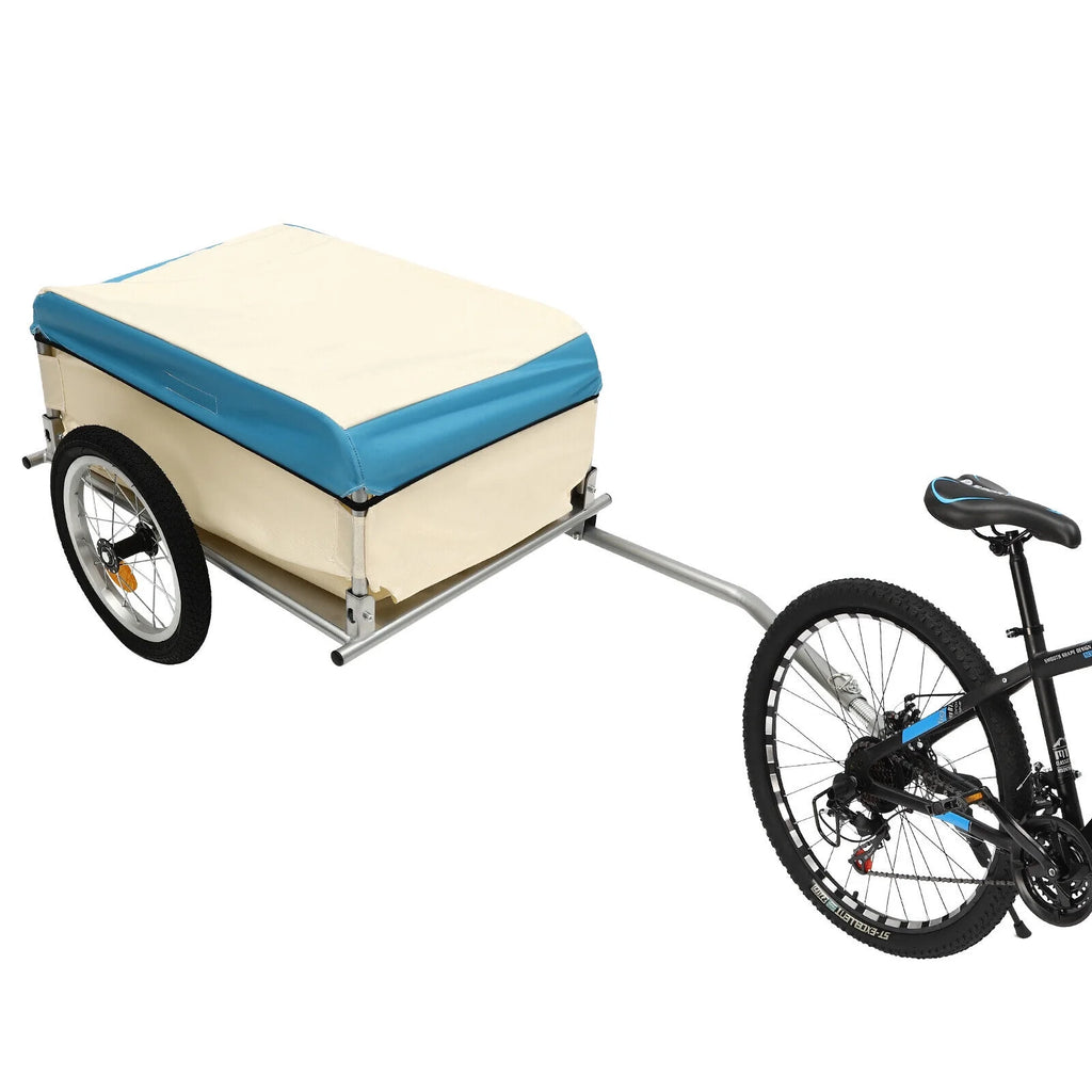 Bike Cargo Trailer Foldable Bicycle Cart Wagon 50kg V1137