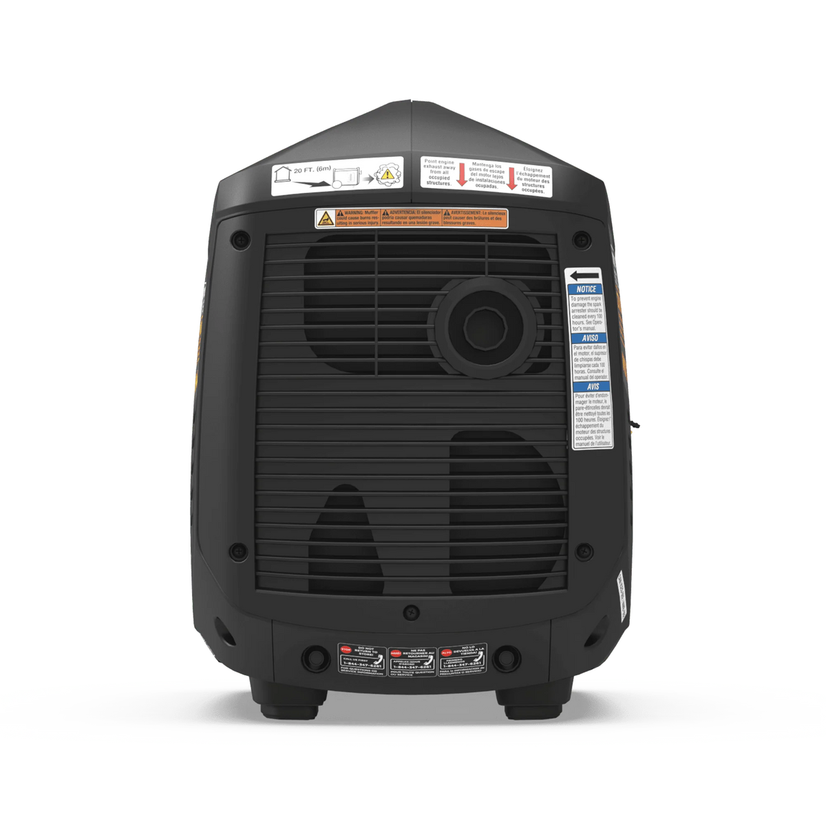 2100/1700 Watt Recoil Start Inverter Portable Generator Z5183