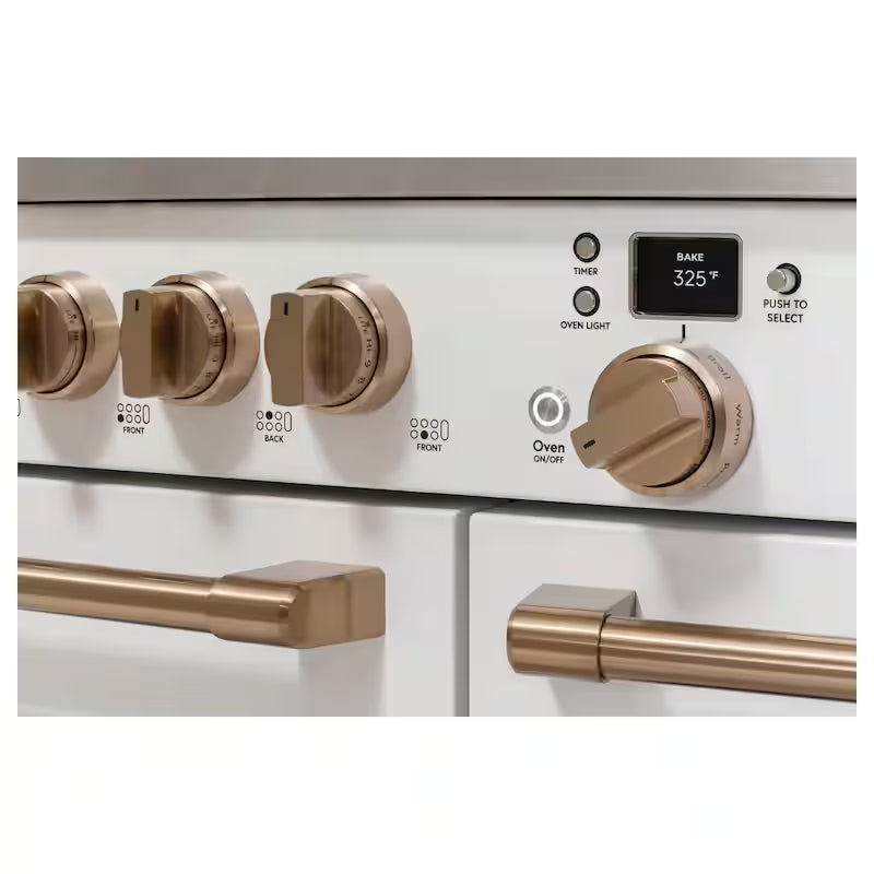 Matte White Double Oven Dual Fuel Range F3103