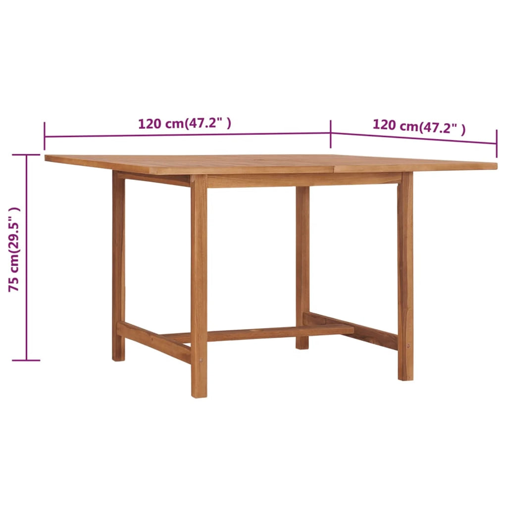 Solid Teak Wood Garden Table I1240