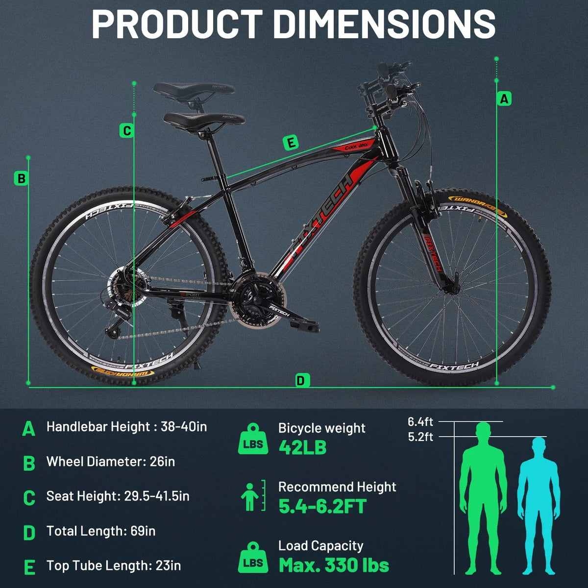 26'' 21 Speed Mountain Bike O9445