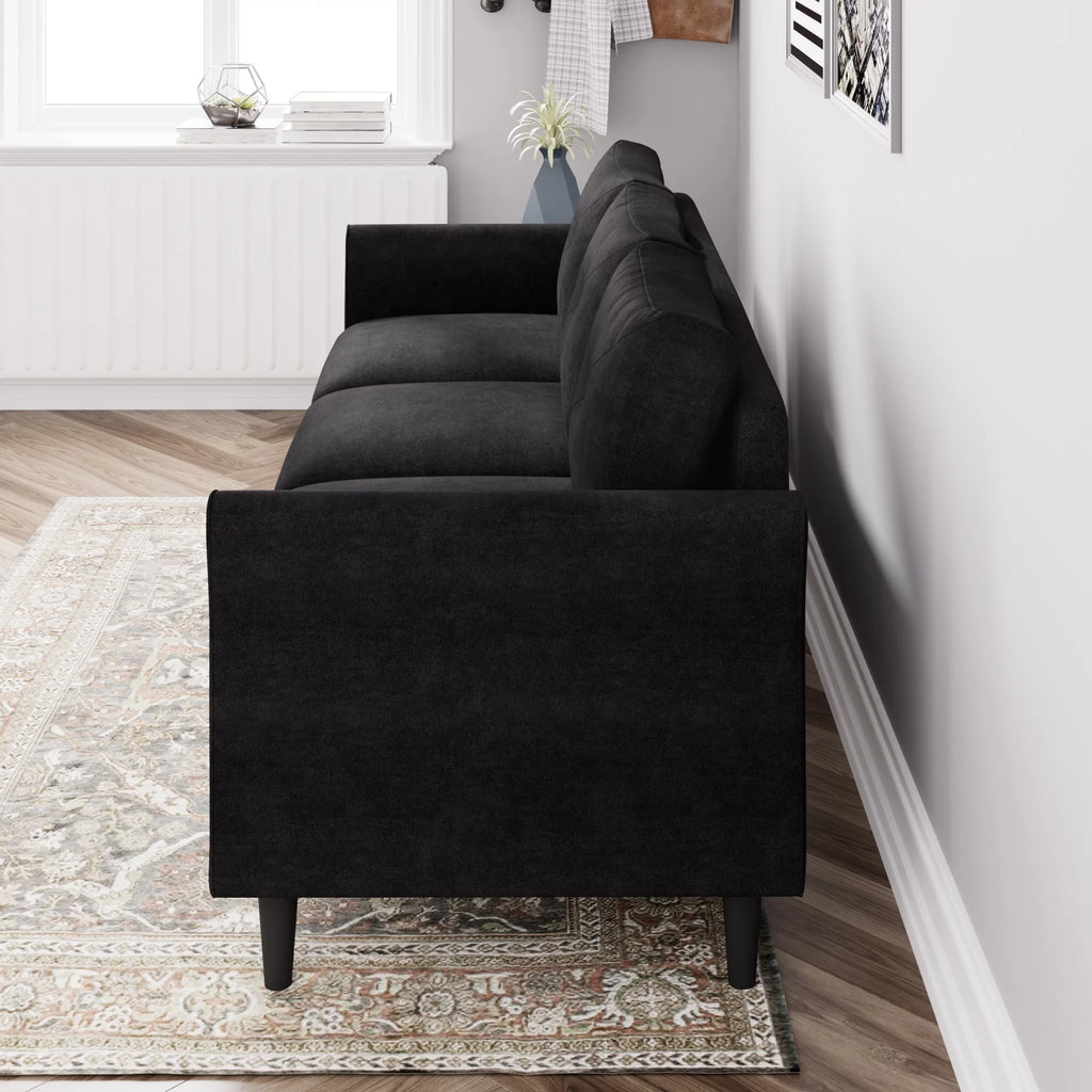 Black Sofa Couch E730