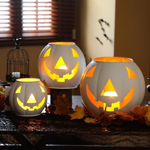 LED Candles and Cloth Decor Set 3-Piece Set O8056