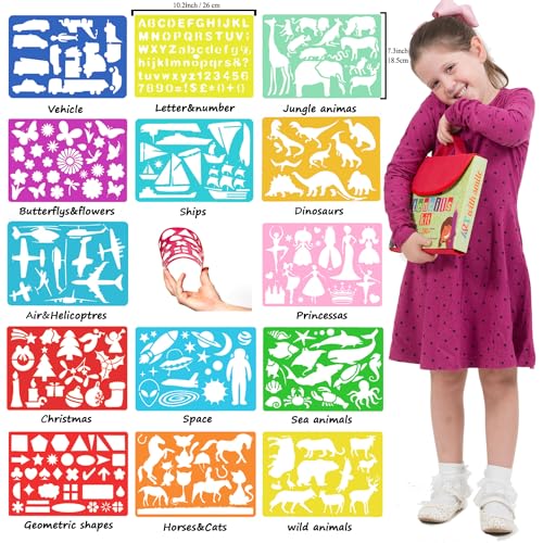 Drawing Stencils Set 55 Piece M8608