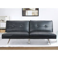 Black Convertible Sofa V1882