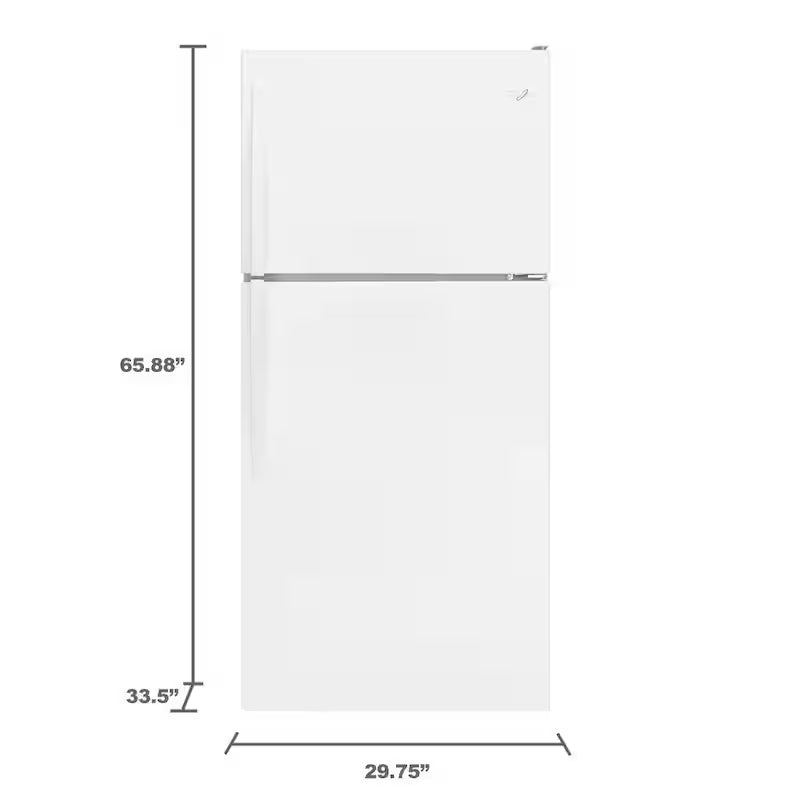 Top Freezer Refrigerator in White Z286179