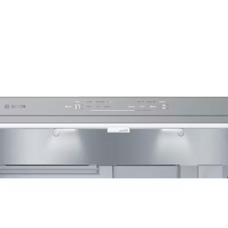 36 in. 21 cu ft Smart Counter Depth French Door Bottom Freezer Refrigerator in Stainless Steel C437