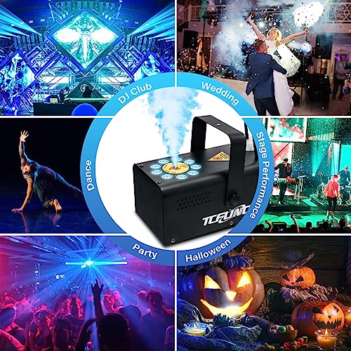 500W Fog Machine with 9 LED Lights T1899