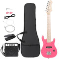Black 30" Beginner Electric Guitar with 5W Amp and Bag C166