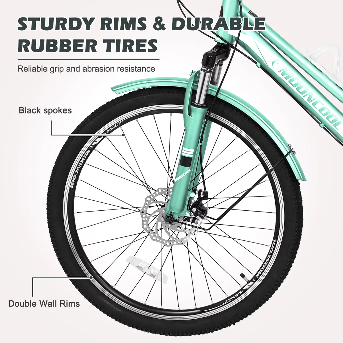 24/26''/27.5'' Wheels 7 Speed Adult Mountain Tricycle J58288