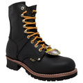 Black Steel Toe Logger C121