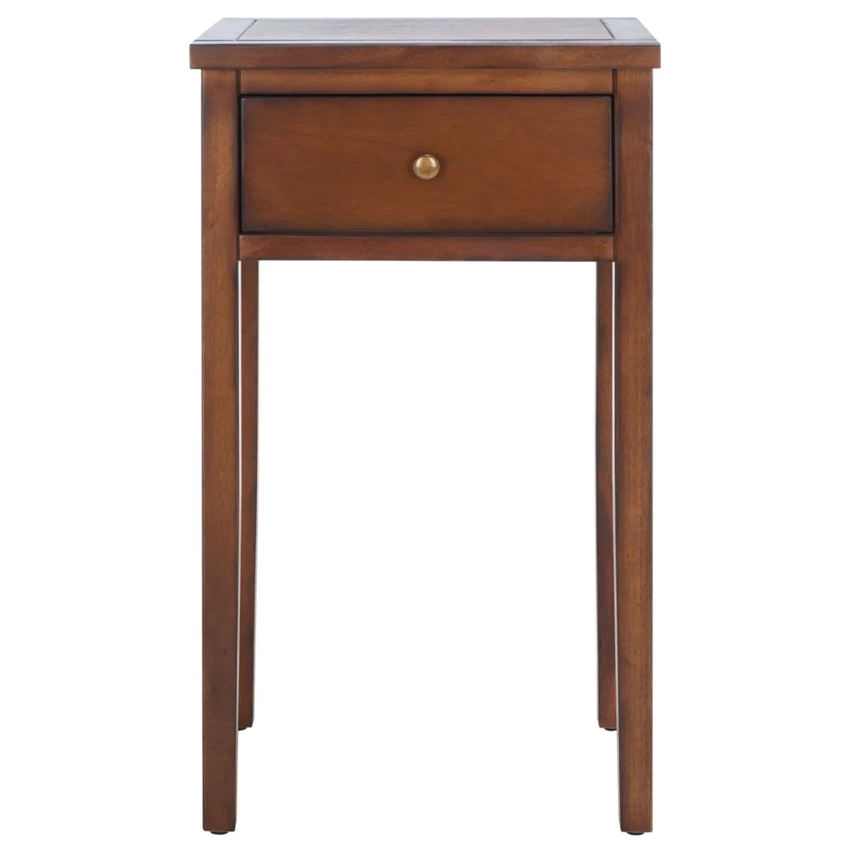 Brown Nightstand With Storage Drawer I581